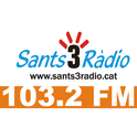 Sants 3 Ràdio-Logo