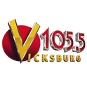 Vicksburg V 105.5-Logo