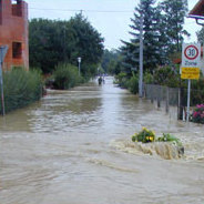 Eine Flutkatastrophe bahnt sich seinen Weg