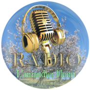 RADIO L'AMANDIER FLEURI 24H/24 - BONNE ÉCOUTE-Logo