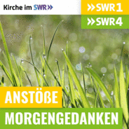 Anstöße SWR1 BW / Morgengedanken SWR4 BW - Kirche im SWR-Logo