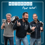 Motorrad: Aber sicher! Der Podcast - Fahrsicherheit zum Nachhören-Logo