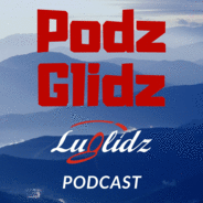 Podz-Glidz. Der Lu-Glidz Podcast-Logo