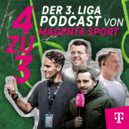 4zu3 - der 3. Liga Podcast-Logo